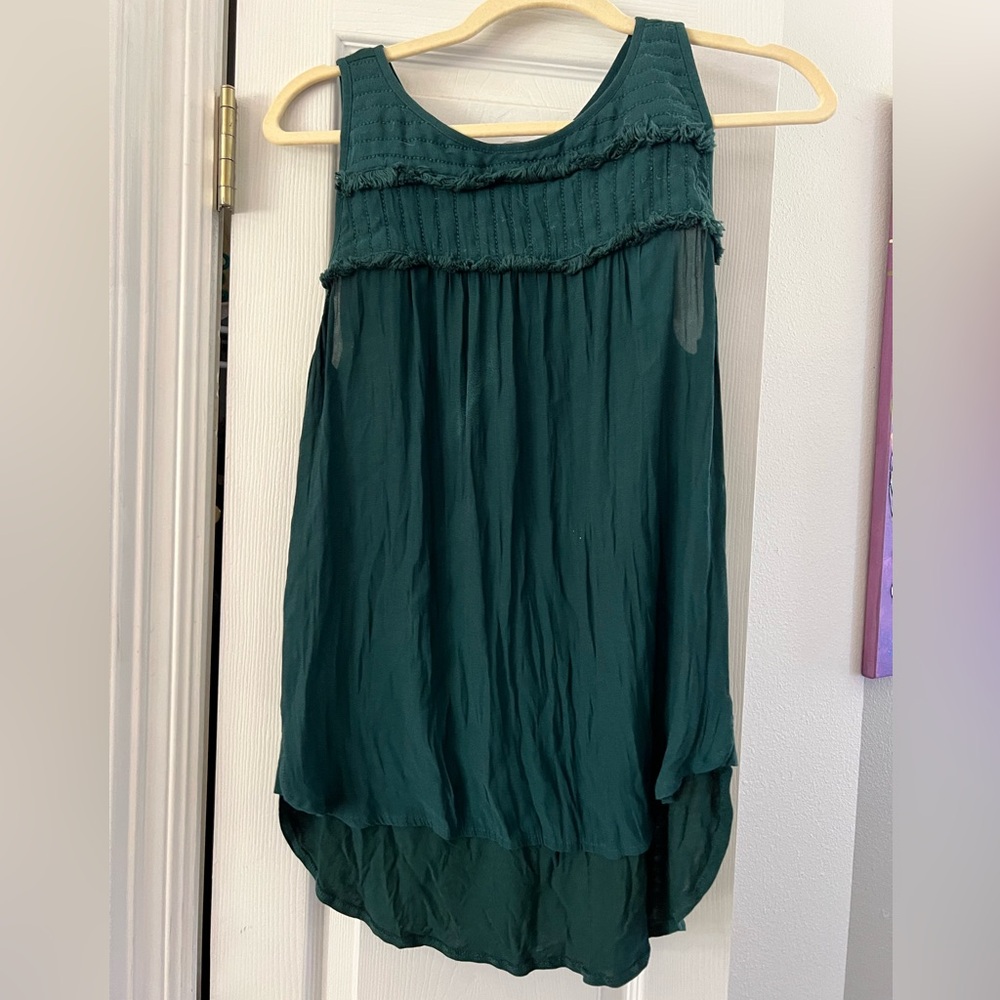 Loft semi sheer top